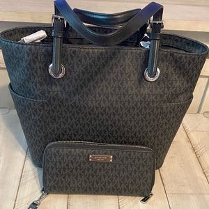 NWT Michael Kors Purse + Wallet